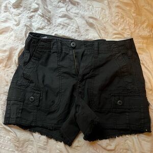 American Eagle Outfitters Black Cargo Shorts Versatile Style
